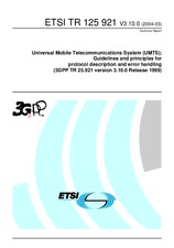 Die Norm ETSI TR 125921-V3.10.0 31.3.2004 Ansicht