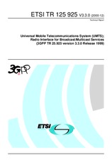 Die Norm ETSI TR 125925-V3.3.0 31.12.2000 Ansicht