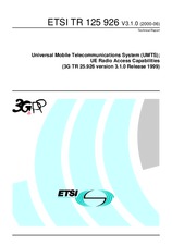 UNGÜLTIG ETSI TR 125926-V3.0.0 31.3.2000 Ansicht