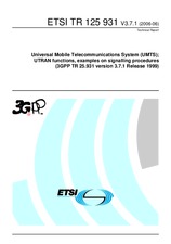 Die Norm ETSI TR 125931-V3.7.1 30.6.2006 Ansicht