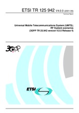 Die Norm ETSI TR 125942-V4.0.0 30.9.2001 Ansicht
