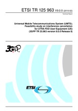 Die Norm ETSI TR 125963-V9.0.0 4.2.2010 Ansicht
