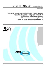 Die Norm ETSI TR 125991-V5.1.0 31.12.2002 Ansicht