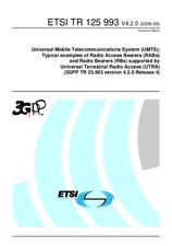 Die Norm ETSI TR 125993-V4.2.0 30.9.2006 Ansicht