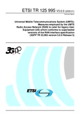 Die Norm ETSI TR 125995-V5.0.0 22.1.2008 Ansicht