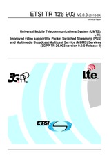 Die Norm ETSI TR 126903-V9.0.0 14.4.2010 Ansicht