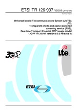 Die Norm ETSI TR 126937-V9.0.0 18.1.2010 Ansicht
