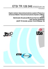Die Norm ETSI TR 126946-V10.0.0 20.4.2011 Ansicht