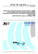 Die Norm ETSI TR 126975-V3.1.0 30.9.2001 Ansicht
