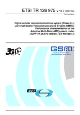 Die Norm ETSI TR 126975-V7.0.0 30.6.2007 Ansicht