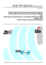 Die Norm ETSI TR 126975-V9.0.0 21.1.2010 Ansicht