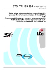 Die Norm ETSI TR 129994-V10.0.0 27.4.2011 Ansicht