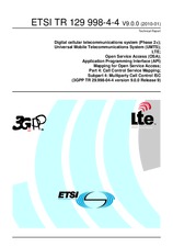 Die Norm ETSI TR 129998-4-4-V9.0.0 27.1.2010 Ansicht