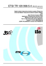 Die Norm ETSI TR 129998-5-4-V9.0.0 27.1.2010 Ansicht