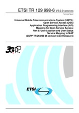 Die Norm ETSI TR 129998-6-V5.0.0 27.6.2002 Ansicht