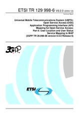 Die Norm ETSI TR 129998-6-V6.0.0 31.12.2004 Ansicht