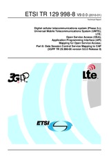 Die Norm ETSI TR 129998-8-V9.0.0 27.1.2010 Ansicht