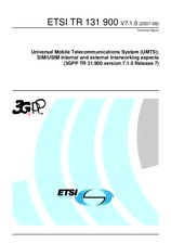 Die Norm ETSI TR 131900-V7.1.0 30.6.2007 Ansicht