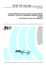 Die Norm ETSI TR 133901-V4.0.0 30.9.2001 Ansicht