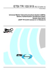 Die Norm ETSI TR 133919-V6.1.0 31.12.2004 Ansicht