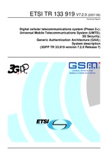 Die Norm ETSI TR 133919-V7.2.0 30.6.2007 Ansicht
