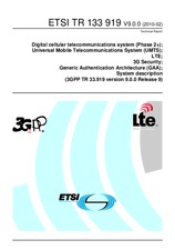 Die Norm ETSI TR 133919-V9.0.0 8.2.2010 Ansicht