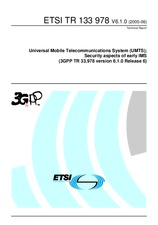 Ansicht ETSI TR 133978-V6.1.0 27.6.2005