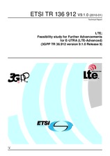 Die Norm ETSI TR 136912-V9.1.0 29.1.2010 Ansicht