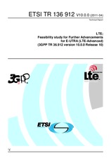 Die Norm ETSI TR 136912-V10.0.0 4.4.2011 Ansicht