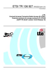 Die Norm ETSI TR 136927-V10.0.0 11.7.2011 Ansicht