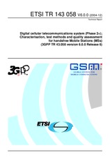 Die Norm ETSI TR 143058-V6.0.0 31.12.2004 Ansicht