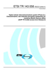 Die Norm ETSI TR 143058-V8.0.0 28.1.2009 Ansicht