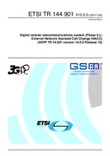 Die Norm ETSI TR 144901-V10.0.0 4.4.2011 Ansicht