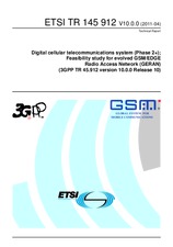 Die Norm ETSI TR 145912-V10.0.0 11.4.2011 Ansicht