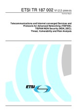 Die Norm ETSI TR 187002-V1.2.2 7.3.2008 Ansicht