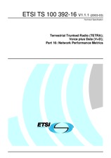 Die Norm ETSI TS 100392-16-V1.1.1 14.3.2003 Ansicht