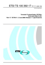 Ansicht ETSI TS 100392-17-V1.1.1 31.5.2001