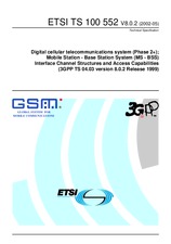 UNGÜLTIG ETSI TS 100552-V8.0.1 4.9.2001 Ansicht