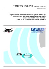 Die Norm ETSI TS 100559-V4.11.0 31.10.2000 Ansicht