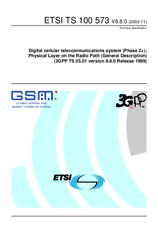 Die Norm ETSI TS 100573-V8.8.0 30.11.2003 Ansicht