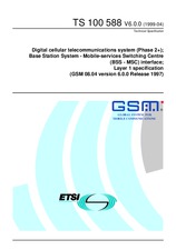 Die Norm ETSI TS 100588-V6.0.0 30.4.1999 Ansicht