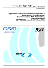 Die Norm ETSI TS 100590-V8.11.0 11.1.2002 Ansicht