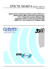 UNGÜLTIG ETSI TS 100607-4-V8.13.0 13.10.2005 Ansicht