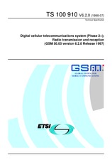 UNGÜLTIG ETSI TS 100910-V6.0.0 30.1.1998 Ansicht