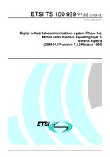 Die Norm ETSI TS 100939-V7.3.0 31.12.1999 Ansicht