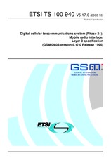 Die Norm ETSI TS 100940-V5.17.0 27.10.2000 Ansicht