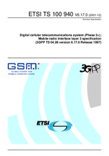 Die Norm ETSI TS 100940-V6.17.0 31.12.2001 Ansicht