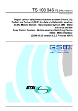 Die Norm ETSI TS 100946-V6.0.0 31.7.1998 Ansicht