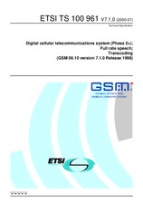 Die Norm ETSI TS 100961-V7.1.0 31.7.2000 Ansicht