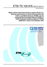 Die Norm ETSI TS 100976-V6.2.0 24.1.2000 Ansicht